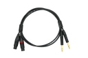 TRS-XLR CABLE, BALANCED MOGAMI W2549 CABLE, NEUTRIK GOLD PLATED TRS 6.35mm AND XLR CONNECTOR FEMALE, PAIR
