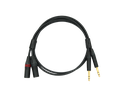 TRS-XLR CABLE, BALANCED MOGAMI W2549 CABLE, NEUTRIK GOLD PLATED TRS 6.35mm AND XLR CONNECTOR MALE, PAIR