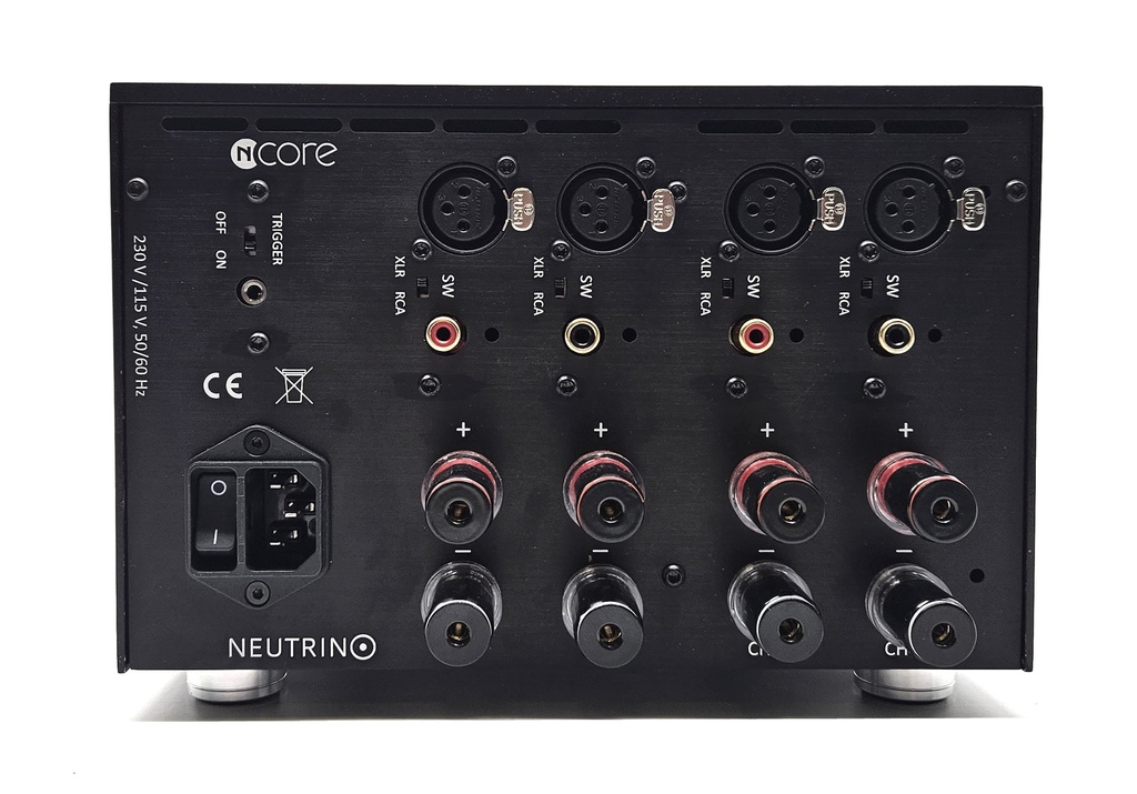 NEUTRINO 4 CHANNEL COLORCUBE HYPEX NC252MP 2x250W 4OHM(2x150W 8OHM) + NC122MP 2x125W 4OHM(2x75W 8OHM) 4xXLR OR 4xRCA, TRIGGER