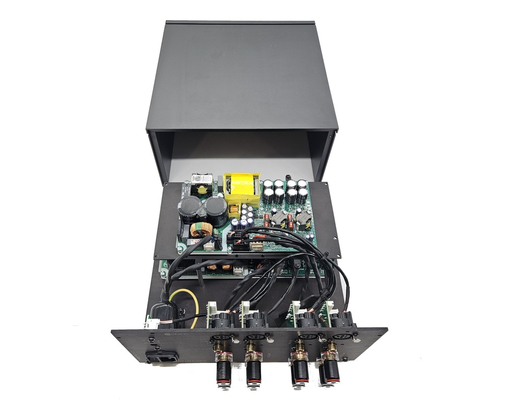 NEUTRINO 3 Channel Colorcube Hypex NC500MP 1x500W 4OHM(1x270W 8OHM) + NC252MP 2x250W 4OHM(2x150W 8OHM) 3xXLR OR 3xRCA, Trigger