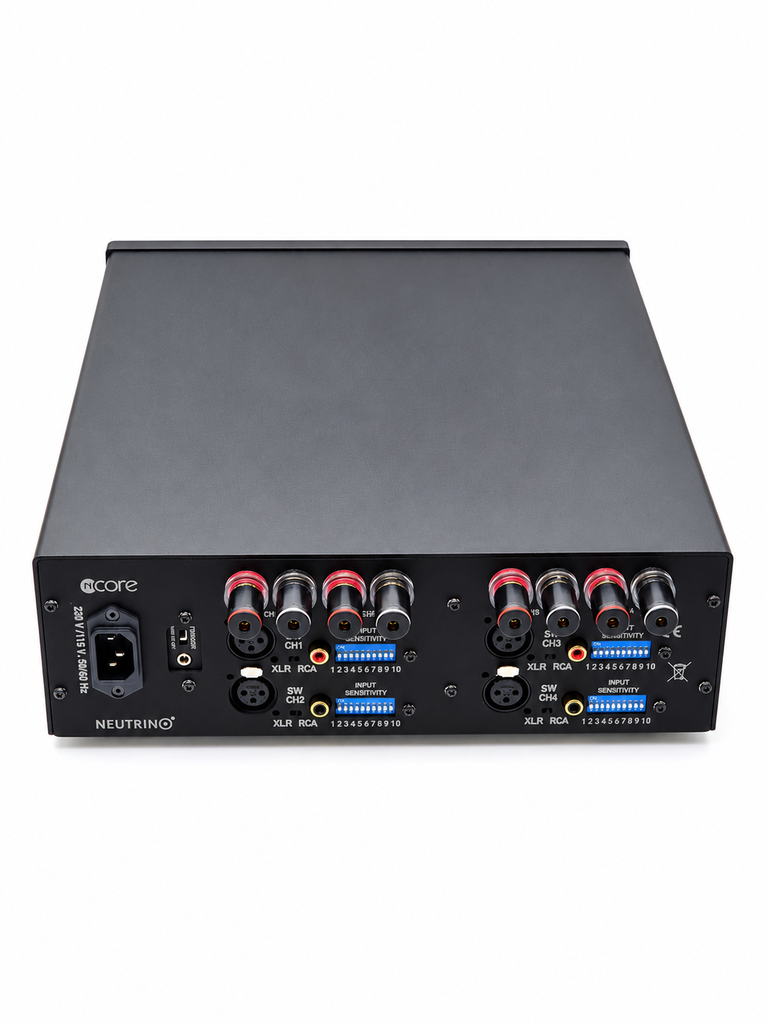 NEUTRINO Classic 4-Channel Hypex 2xNC502MP Power Amplifier (4x500W)