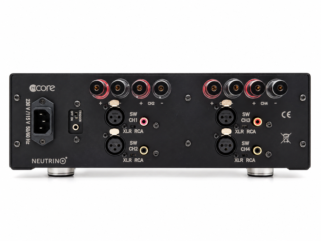 NEUTRINO Classic 4-Channel Hypex 2xNC502MP Power Amplifier (4x500W)