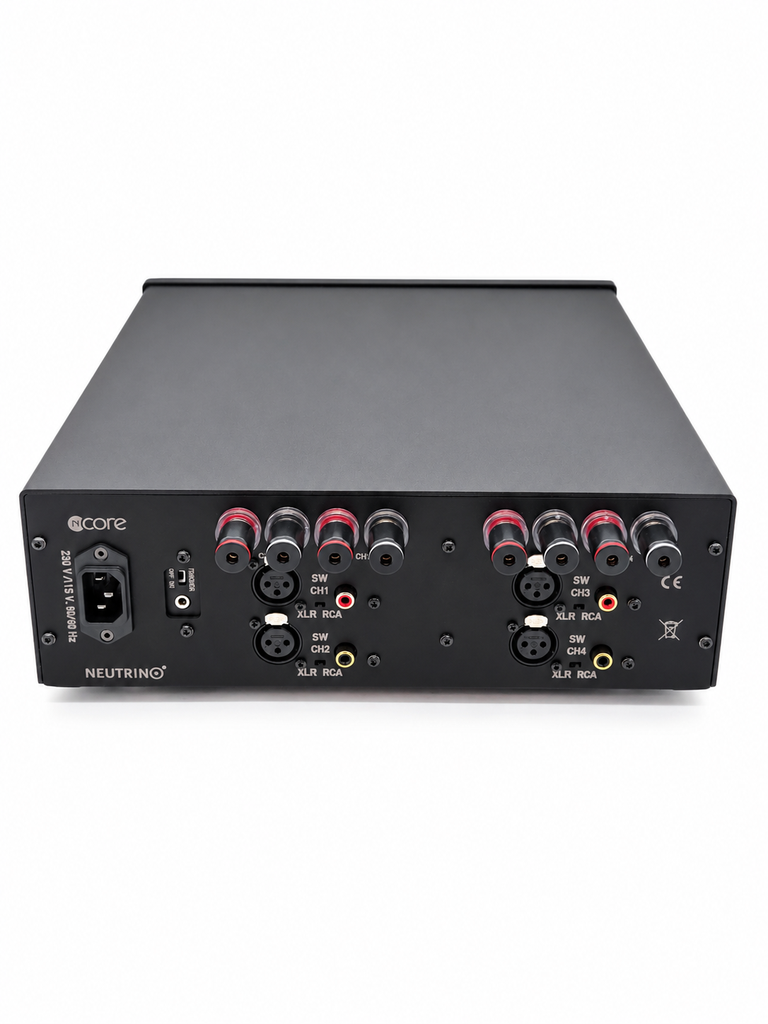 NEUTRINO Classic 4-Channel Hypex 2xNC502MP Power Amplifier (4x500W)