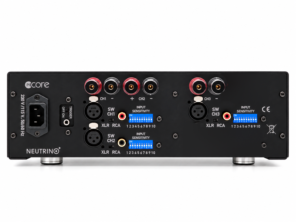 NEUTRINO Classic 3-Channel Hypex 1xNC502MP+1xNC500MP Power Amplifier (3x500W, 4Ohm)