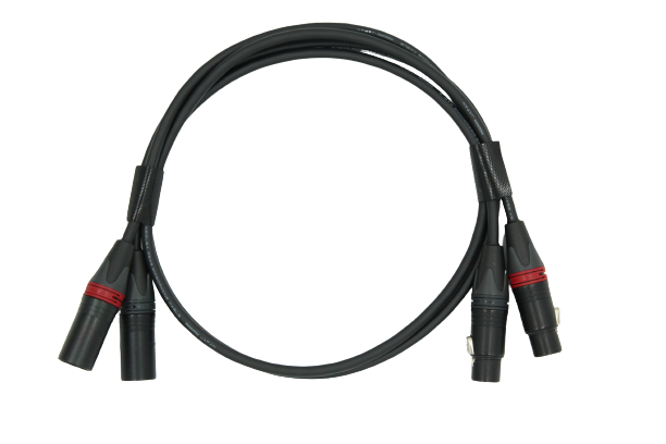 XLR-XLR CABLE, BALANCED MOGAMI W2549 CABLE , NEUTRIK GOLD PLATED XLR CONNECTORS PAIR