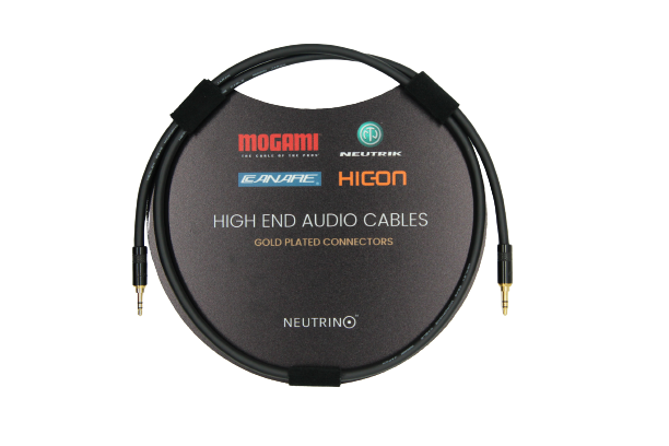 3.5mm Male TO 3.5M Male Cable, Cable Mogami W2549, Neutrik Rean Connector, 1 Unit