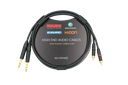 TRS-RCA CABLE, Mogami Cable, Rean/Neutrik Connectors, Pair