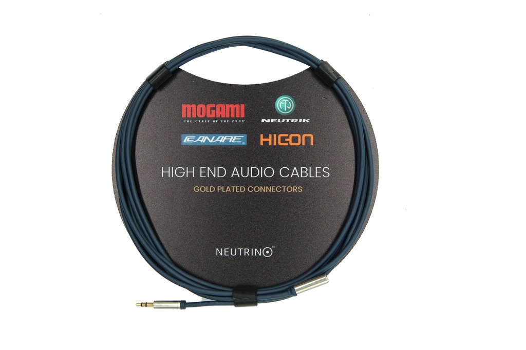 Extension Cable Slim Line 3.5mm Male Jack - 3.5mm Female Jack