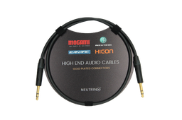 TRS-TRS Cable, Balanced Mogami W2549 Cable, Neutrik Gold Plated TRS 6.35mm Connector Male, 1 Unit
