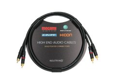 RCA-RCA Cable, Mogami Cable, Rean/Neutrik Connectors, Pair