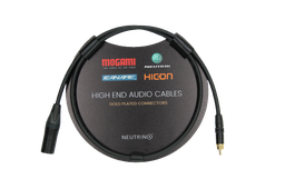  XLR-RCA Cable, Balanced Mogami W2549 Cable, Neutrik Male XLR And RCA Connector, 1 Unit