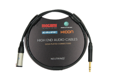 [CAB031] Extension Cable Mogami TRS Female Jack 6.35mm To Male Jack 6.35mm 1M