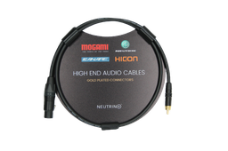 XLR-RCA CABLE, BALANCED MOGAMI W2549 CABLE, NEUTRIK FEMALE XLR AND RCA CONNECTOR, 1 UNIT