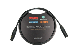 XLR-XLR CABLE, BALANCED MOGAMI W2549 CABLE , NEUTRIK GOLD PLATED MALE / FEMALE XLR CONNECTORS 1 UNIT